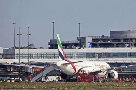 Modellschau und Tour im Flughafen