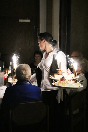 Festliches Weihnachtsessen