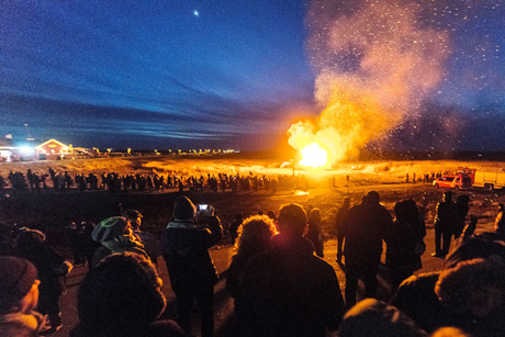 Biikebrennen in St. Peter-Ording