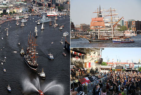 Jubil&auml;um beim weltgr&ouml;&szlig;ten Hafenfest