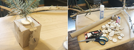 Weihnachtsdekorationen zum Selbermachen