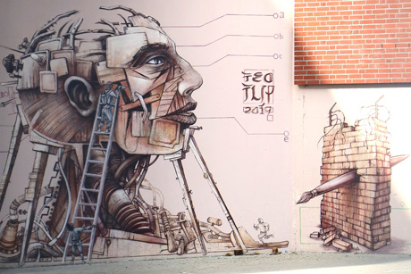 Street-Art - verg&auml;ngliche Kunst des Zeitgeists