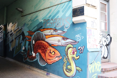 Street-Art - verg&auml;ngliche Kunst des Zeitgeists