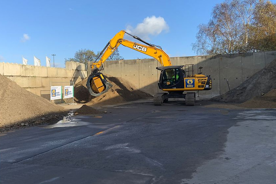 Bodenrecycling spart Kosten und CO2