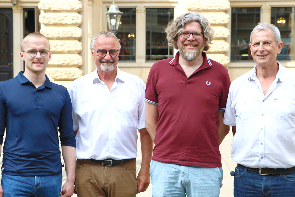 Sebastian Knust, Bernd Ricanek, Dr. Arne Offermanns, Josef Zorn (von links)