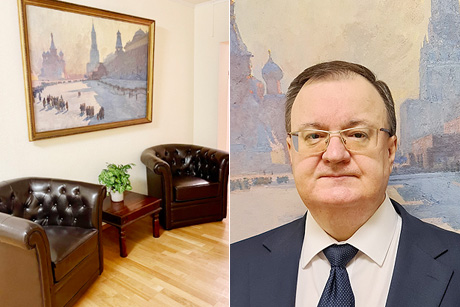 Der Generalkonsul der Russischen Föderation in Hamburg: Andrei Sharashkin
