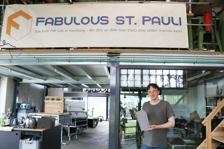 Andreas Bochmann vom Fab Lab Fabulous St. Pauli