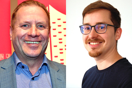 Jens-Uwe Adler gehört mit 57 Jahren zur Generation X (l), Marco Klein, Betriebsprüfer und Millenial (Generation Y) (r