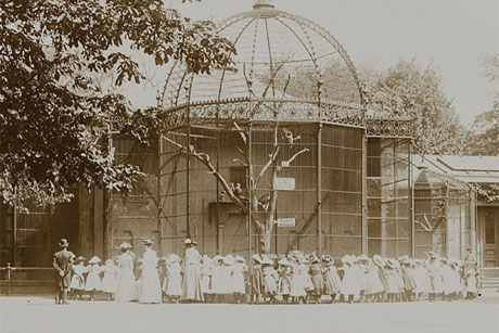 Der alte Zoologische Garten im Jahr 1899, Zoologischer Garten: (c) Museum für Kunst und Gewerbe