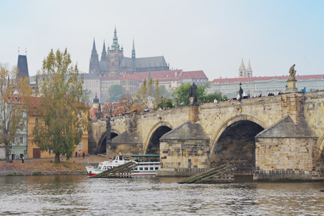 Reger Passagierschiffverkehr auf der Moldau