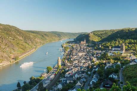 Blick auf Oberwesel, Foto: (c) Rheinland-Pfalz Tourismus GmbH/Dominik Ketz