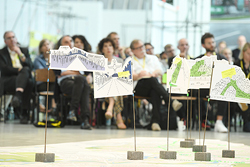 Abschlusspräsentation des Internationalen Bauforums Magistralen 2019. Foto: BSW Hamburg, Fotograf: Michael Zapf