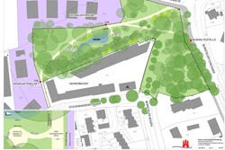 Plan von Pehmöllers Garten, Foto: © Stadtgrün Hamburg-Nord Plan von Pehmöllers Garten, Foto: © Stadtgrün Hamburg-Nord