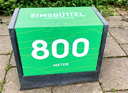 Grüne Meilensteine bieten Orientierung, Foto:  Bezirksamt Eimsbüttel