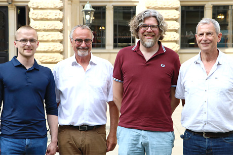 Sebastian Knust, Bernd Ricanek, Dr. Arne Offermanns, Josef Zorn (von links)